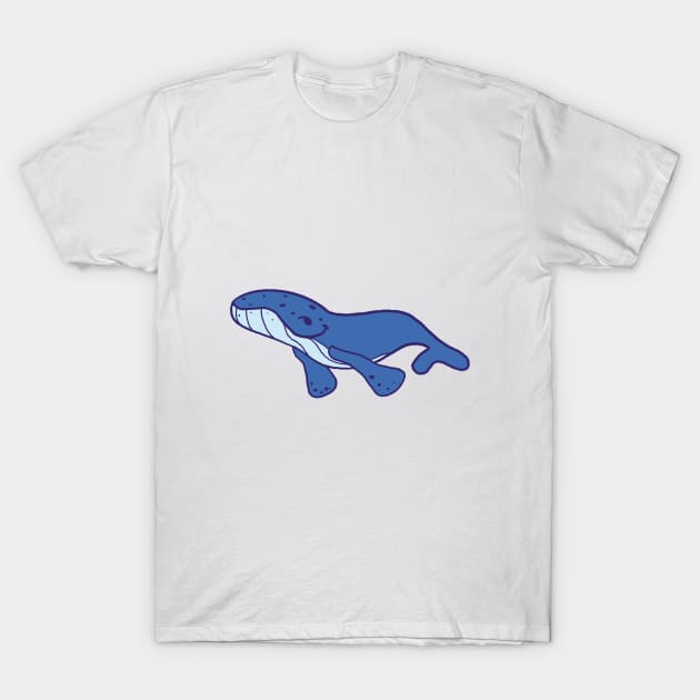 Humpback Whale T-Shirt by edmiesart